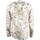 Textiel Heren Overhemden lange mouwen Sl56 Camicia Colletto Coreana Cotone Wit