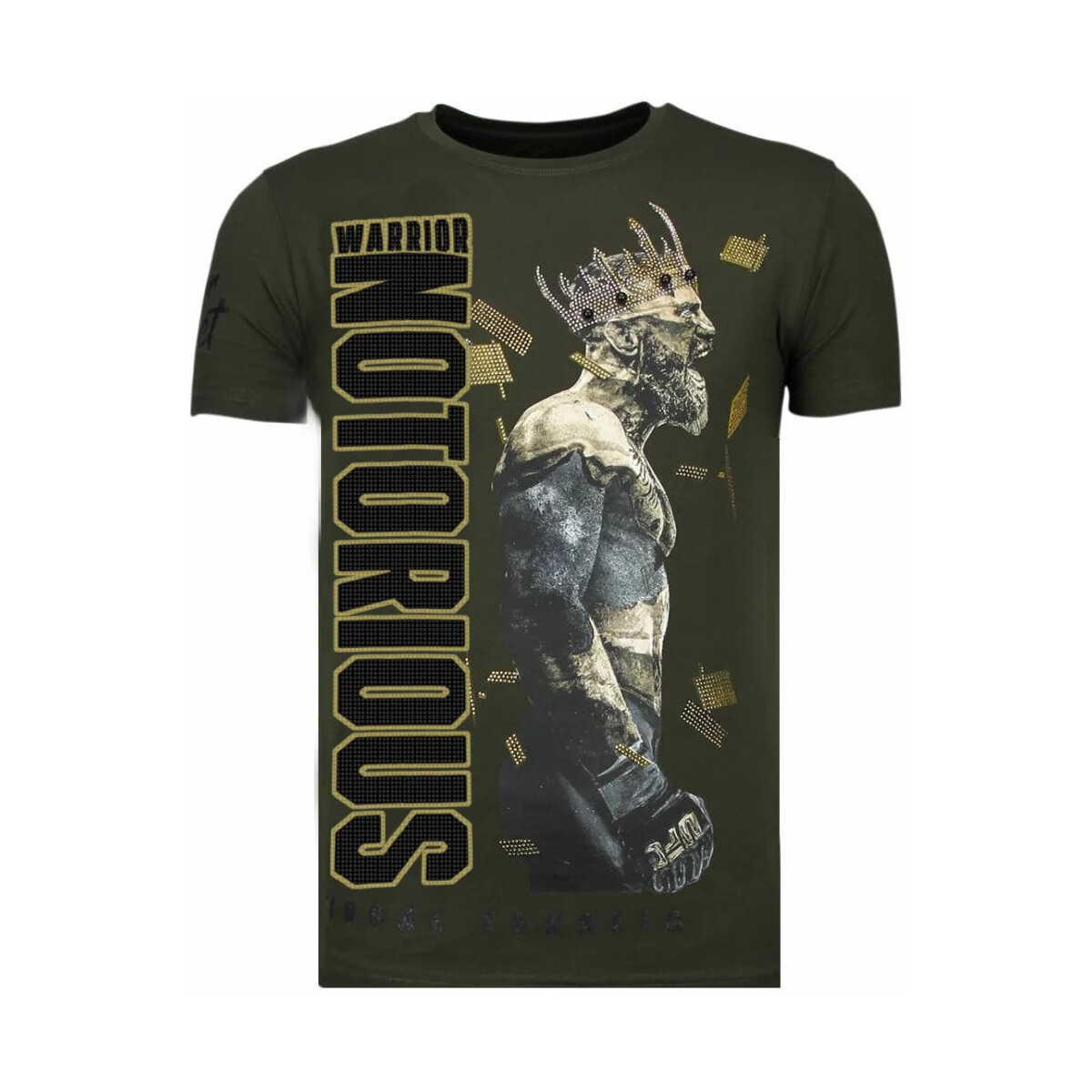 Textiel Heren T-shirts korte mouwen Local Fanatic Notorious King Conor Groen