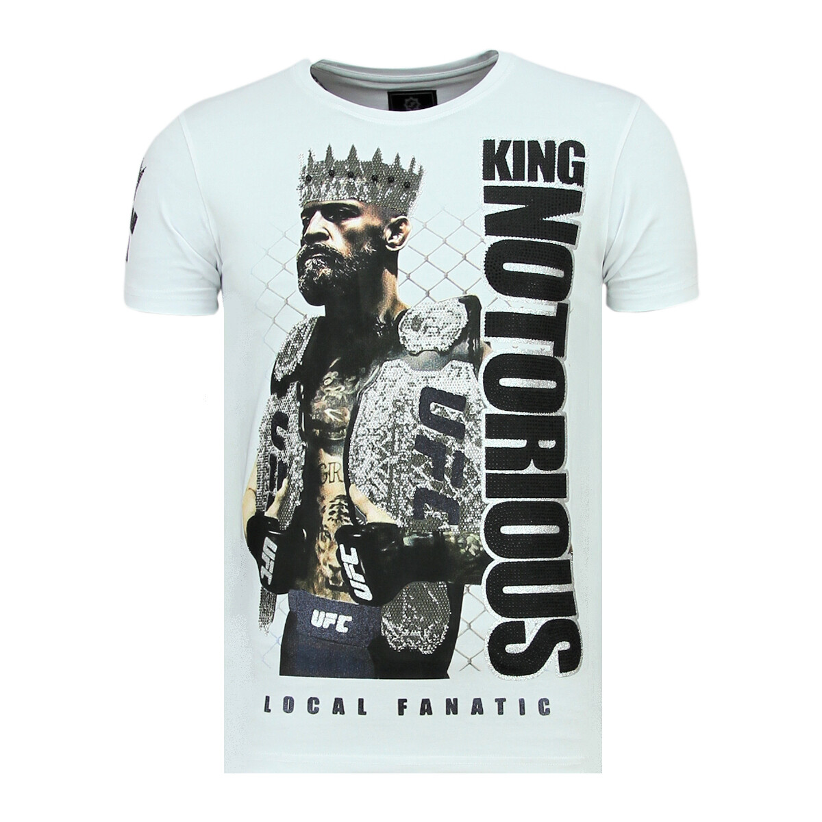 Textiel Heren T-shirts korte mouwen Local Fanatic King Notorious Z Wit