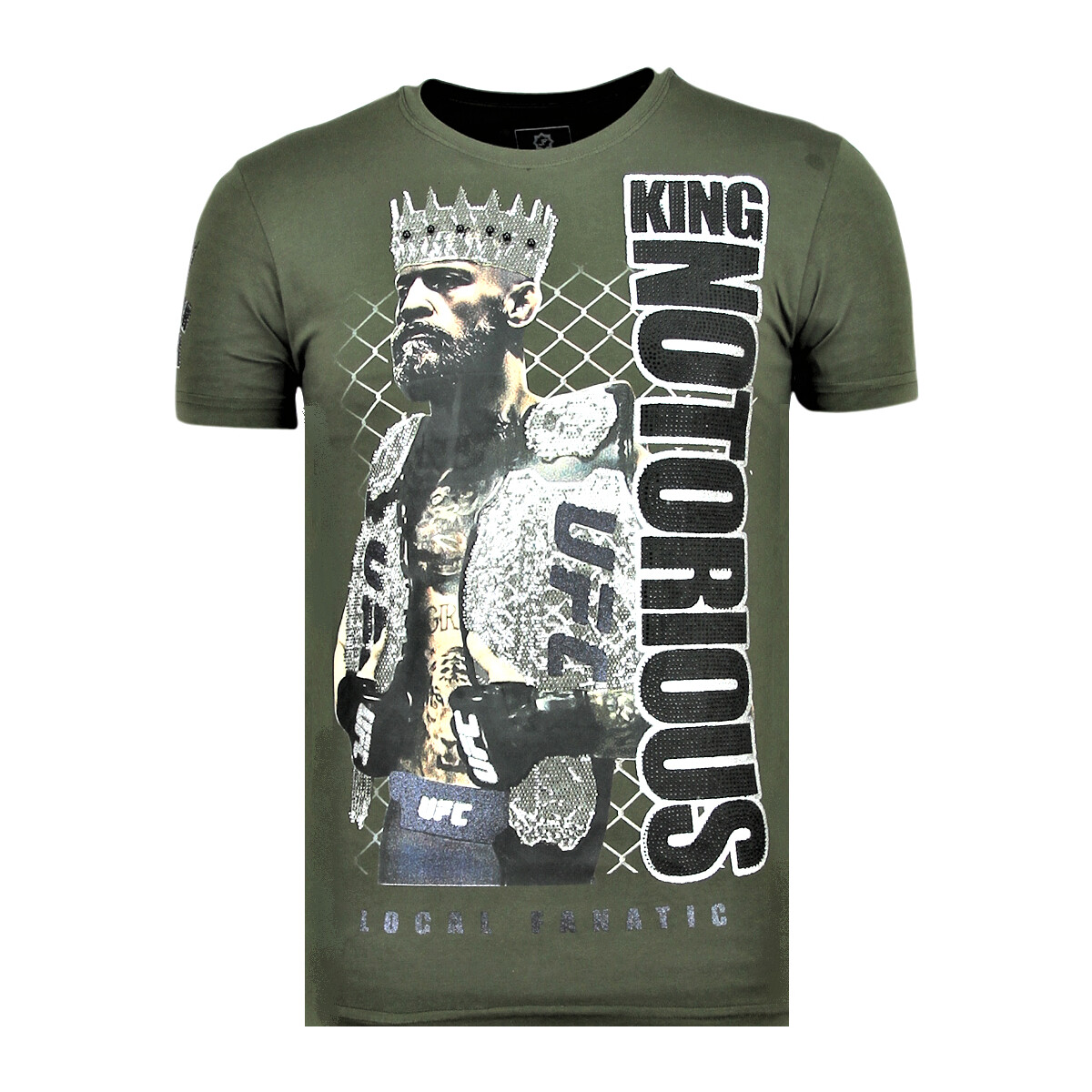 Textiel Heren T-shirts korte mouwen Local Fanatic King Notorious Zomer G Groen
