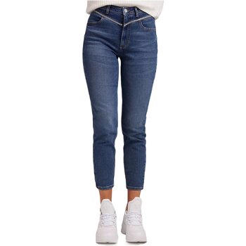 Textiel Dames Straight jeans Guess W1PA54 D4PB9 Blauw