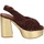 Schoenen Dames Sandalen / Open schoenen Jeffrey Campbell BC208 Brown