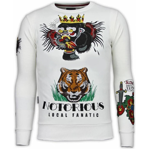 Textiel Heren Sweaters / Sweatshirts Local Fanatic Conor Notoriuous Tattoo Wit
