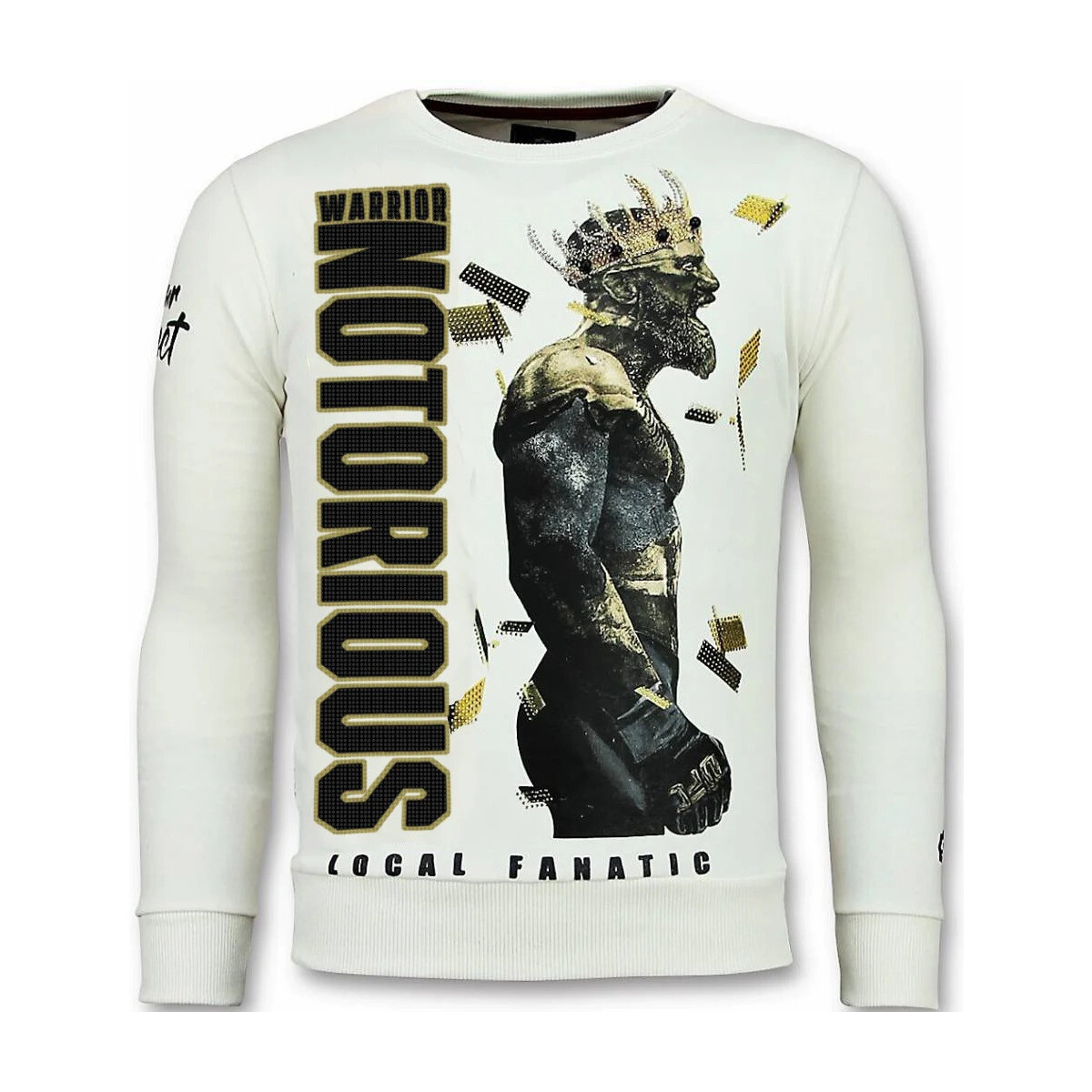 Textiel Heren Sweaters / Sweatshirts Local Fanatic Notorious King Conor Wit