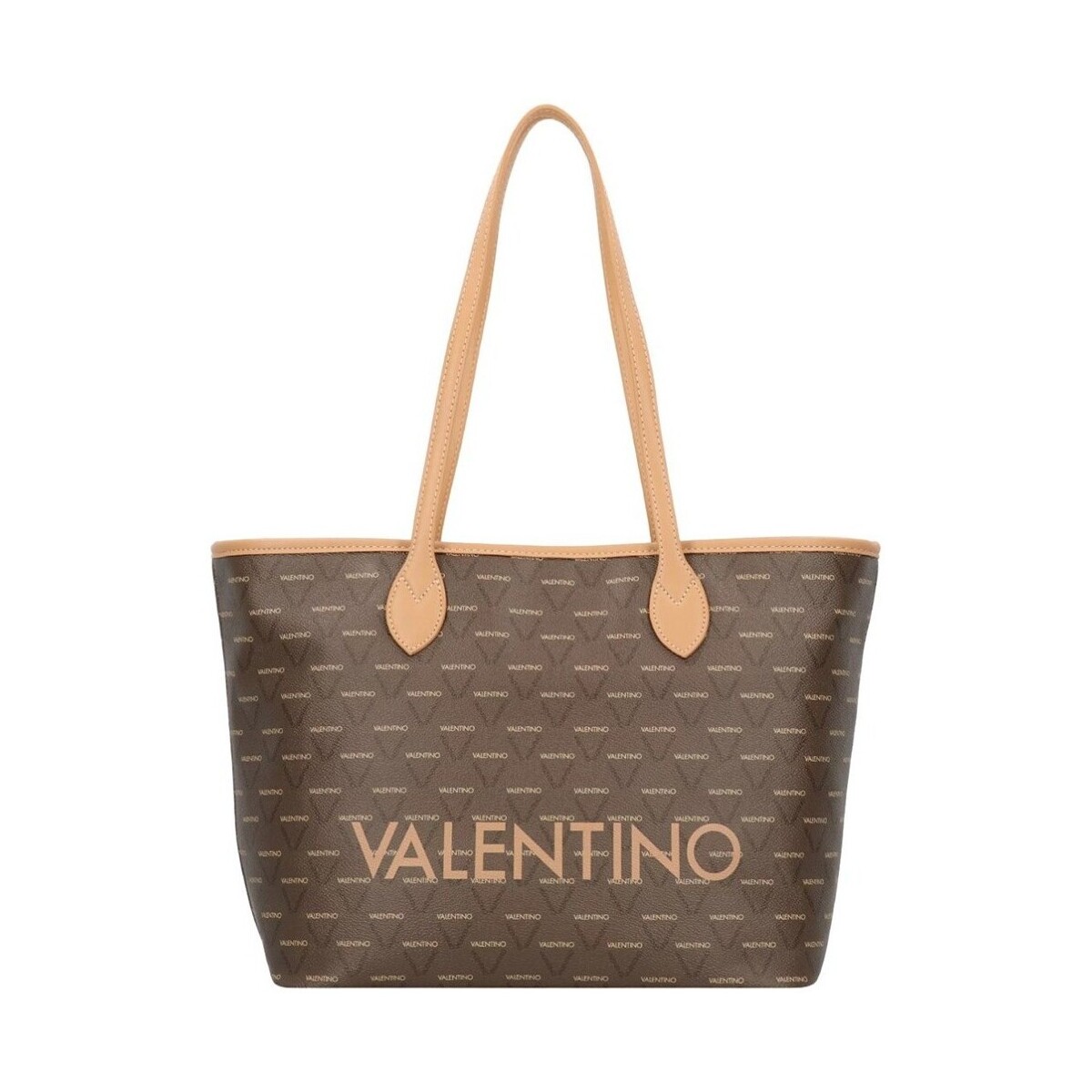 Tassen Dames Handtassen kort hengsel Valentino Handbags VBS3KG01R E76 Brown