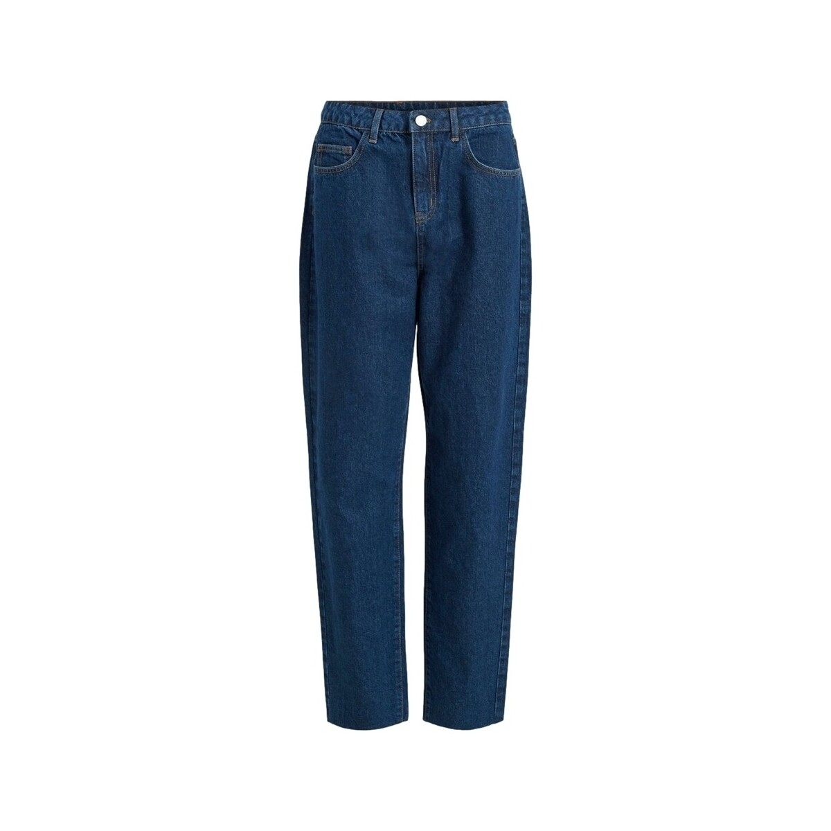 Textiel Dames Broeken / Pantalons Vila Jeans Molli - Dark Blue Denim Blauw
