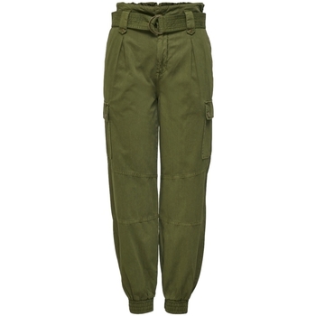 Only Pants Saige Cargo - Olive Drab Groen