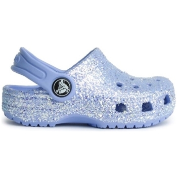 Schoenen Kinderen Sandalen / Open schoenen Crocs Classic Glitter - Moon Jelly Blauw
