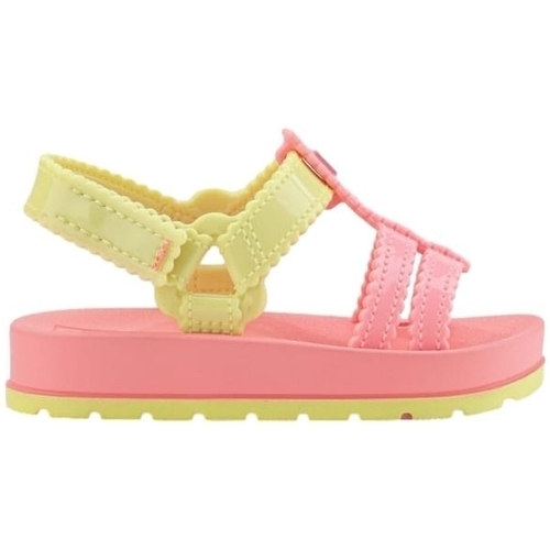 Schoenen Kinderen Sandalen / Open schoenen Zaxynina Conectada Baby - Neon Pink / Light Gree Roze