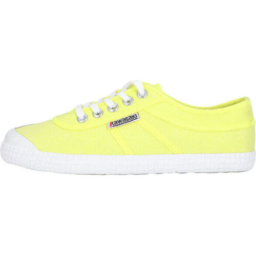 Schoenen Sneakers Kawasaki Original Neon Canvas shoe K202428-ES 5001 Safety Yellow Geel