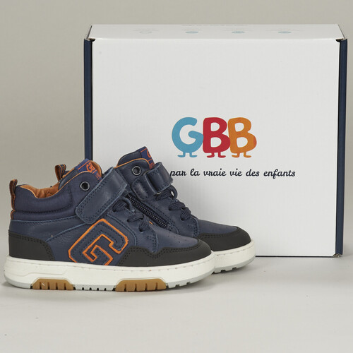 Schoenen Jongens Hoge sneakers GBB  Blauw