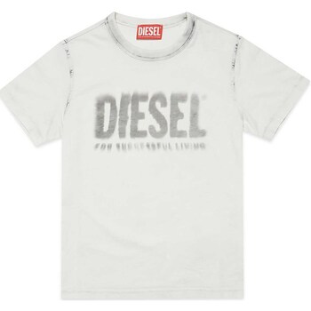 Textiel Jongens T-shirts & Polo’s Diesel T-Shirt  Tdiegore6 Maglietta Grijs