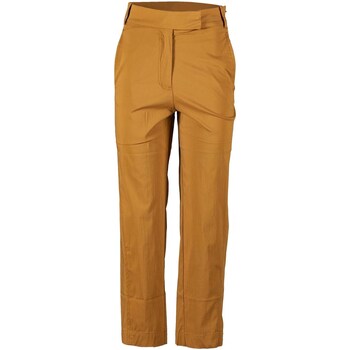 Textiel Dames Broeken / Pantalons Bomboogie Peg Leg Pants Brown