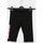 Textiel Meisjes Broeken / Pantalons Shopart Pinocchietto Ragazza Bielastico Zwart