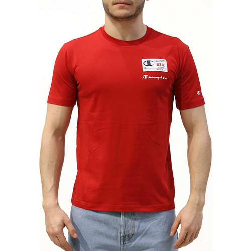 Textiel Heren T-shirts & Polo’s Champion Crewneck T-Shirt Rood