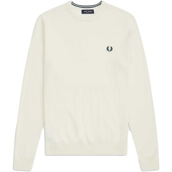 Fred Perry Fp Classic Merino Crew Neck Jmpr Wit