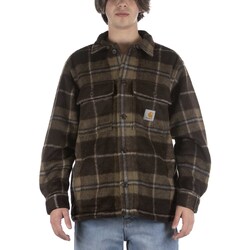 Textiel Heren Jacks / Blazers Carhartt Giacca  Manning Shirt Marrone Brown