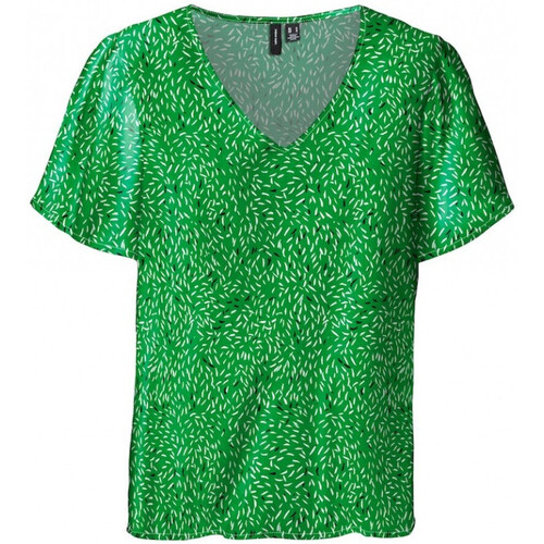 Textiel Dames T-shirts & Polo’s Vero Moda  Groen