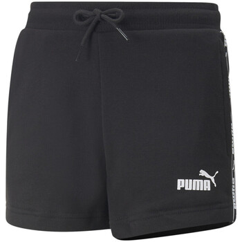 Textiel Meisjes Korte broeken / Bermuda's Puma  Zwart