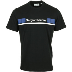 Textiel Heren T-shirts korte mouwen Sergio Tacchini Jared T Shirt Zwart