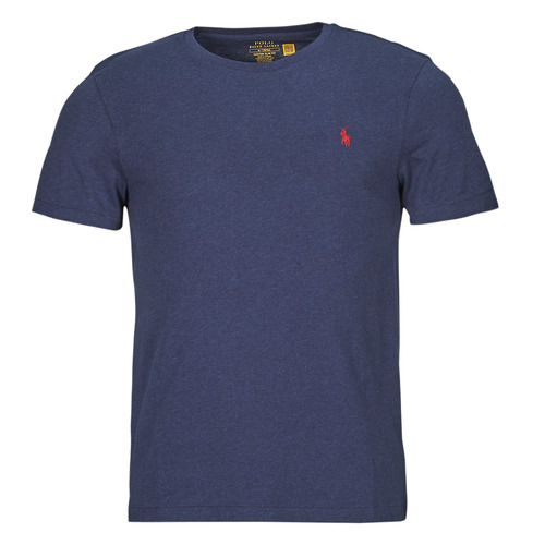 Textiel Heren T-shirts korte mouwen Polo Ralph Lauren T-SHIRT AJUSTE EN COTON Marine