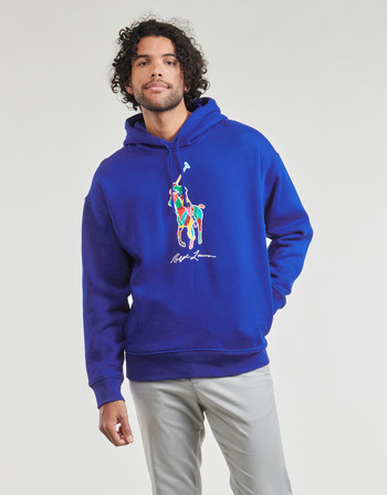Textiel Heren Sweaters / Sweatshirts Polo Ralph Lauren SWEATSHIRT BIG POLO PLAYER Blauw