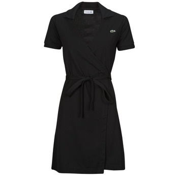 Textiel Dames Korte jurken Lacoste EF7252 Zwart