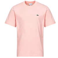 Textiel Heren T-shirts korte mouwen Lacoste TH7318 Roze