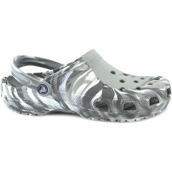 Schoenen Dames Leren slippers Crocs CRO-RRR-206867-0ES Grijs