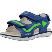 Schoenen Jongens Sandalen / Open schoenen Geox B SANDAL DELHI BOY Blauw