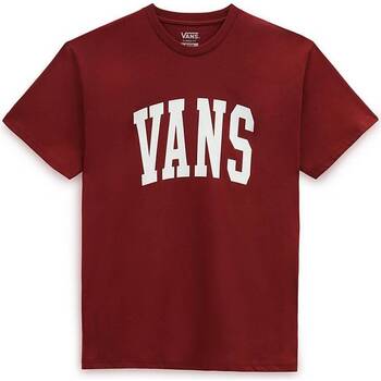 Textiel Heren Overhemden korte mouwen Vans VARSITY TYPE SS TEE Rood