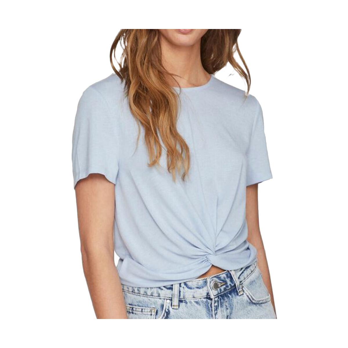 Textiel Dames T-shirts & Polo’s Vila  Blauw