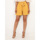 Textiel Dames Korte broeken / Bermuda's La Modeuse 67298_P156309 Geel