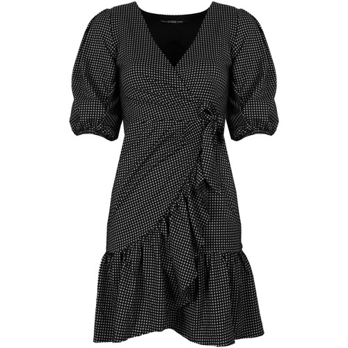 Textiel Dames Korte jurken Guess W2GK65KB450 Zwart