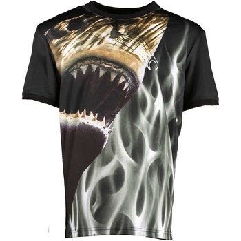 Nytrostar T-Shirt With Shark Print Zwart