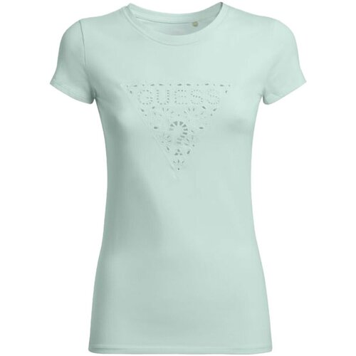 Textiel Dames T-shirts & Polo’s Guess W2GI31 KA0Q1 Groen