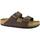 Schoenen Heren Leren slippers Birkenstock BIR-RRR-1022555-RO Brown