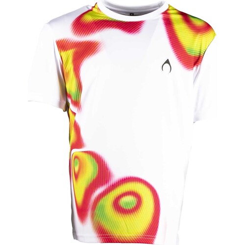 Textiel Heren T-shirts & Polo’s Nytrostar T-Shirt With Oval Multicolor Print Wit
