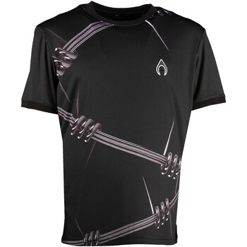 Nytrostar T-Shirt With Barbed Wire Print Zwart