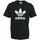 Textiel Heren T-shirts korte mouwen adidas Originals Trefoil T Shirt Zwart