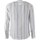 Textiel Heren Overhemden lange mouwen Sl56 Camicia Berenice Collo Coreana Lino Wit