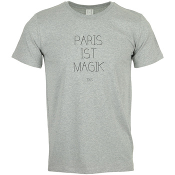 Textiel Heren T-shirts korte mouwen Civissum Paris Ist Magik Tee Grijs