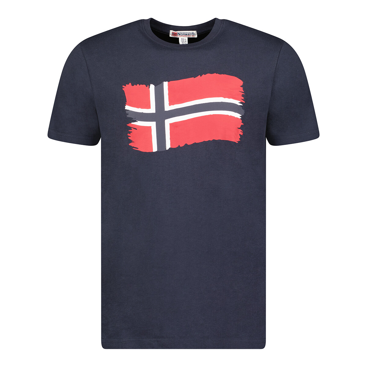 Textiel Heren T-shirts korte mouwen Geographical Norway SX1078HGN-NAVY Blauw