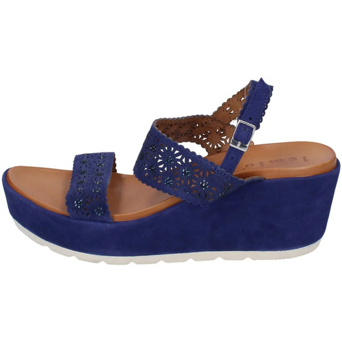 Schoenen Dames Sandalen / Open schoenen Le Mio' BC648 Blauw