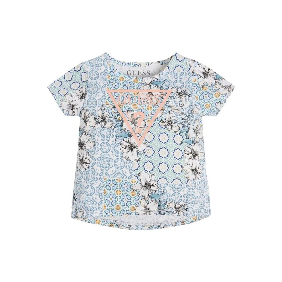 Textiel Kinderen T-shirts & Polo’s Guess K3GI05 K6YW3 Blauw