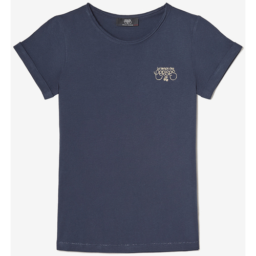 Textiel Meisjes T-shirts & Polo’s Le Temps des Cerises T-shirt SMLTRAGI Blauw