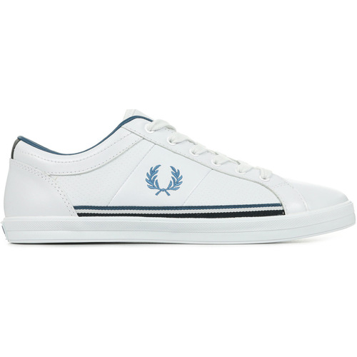 Schoenen Heren Sneakers Fred Perry Baseline Perf Leather Wit