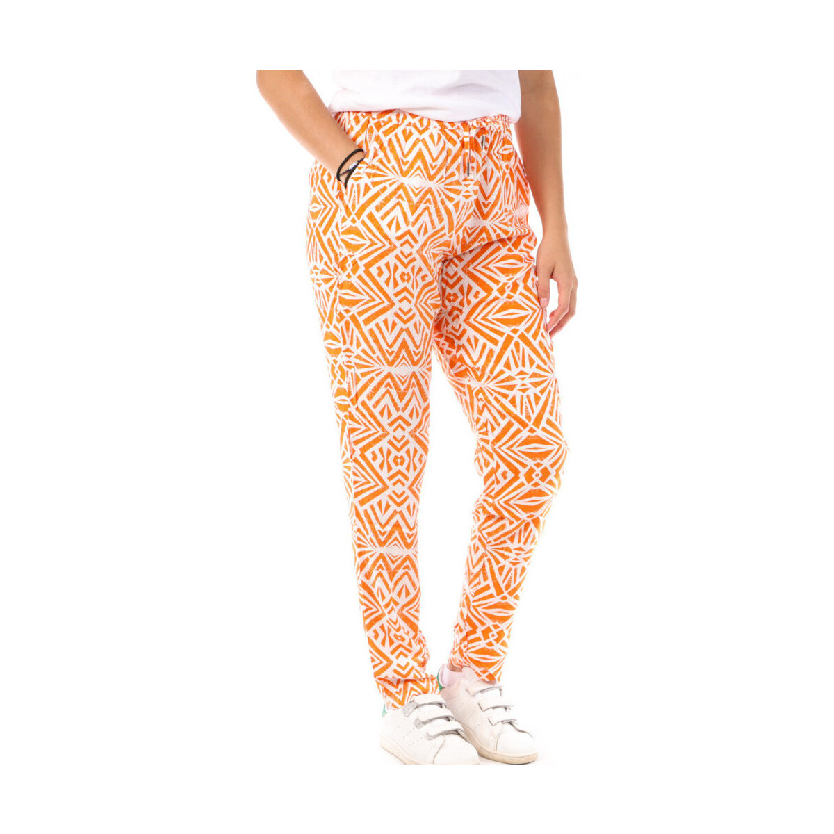 Textiel Dames Broeken / Pantalons Only  Orange