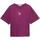 Textiel Meisjes T-shirts korte mouwen Calvin Klein Jeans  Violet