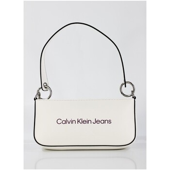 Tassen Dames Handtassen kort hengsel Calvin Klein Jeans 29856 BLANCO